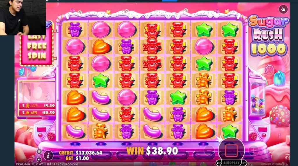 Mesa de baccarat en casino online con crupier en vivo